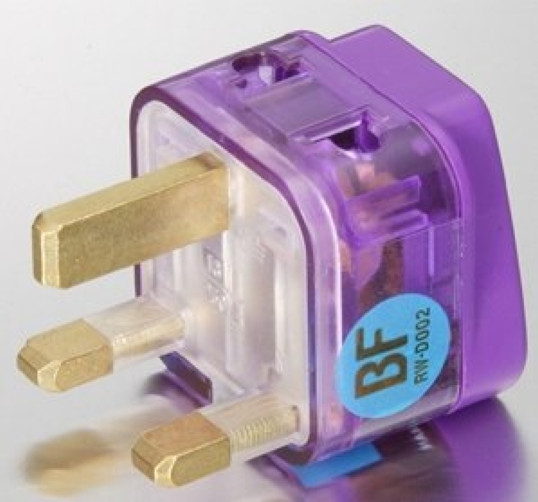 Travel Adapter Power Plug for US to UK IRELAND ENGLAND SCOTLAND [2-Ports +SURGE]
