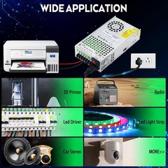 DC 12V 50A 600W Switching Power Supply, 110V/220V AC to DC Converter, Universal