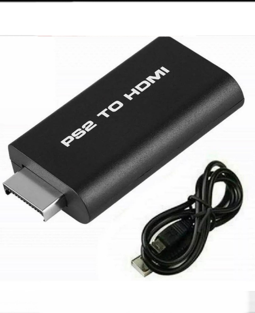 PS2 to HDMI Video Converter Adapter with 3.5mm Audio Output for HDTV Monitor US