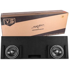 NEW DUAL 10″ 1600W PORTED LOADED SUB BOX FITS 2014-2021 TUNDRA CREW MAX CAB