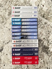 Lot Of 15 Various BASF/EMTEC New Sealed Blank Audio Cassette Tapes