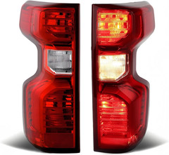 2019-2023 Silverado 1500 2020-2023 2500HD 3500HD Tail Light Pair–Compatible Repl