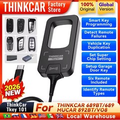 THINKCAR TKEY101 IMMO KEY Coding Remote kёy Programmer For MUCAR 892BT 689BT US
