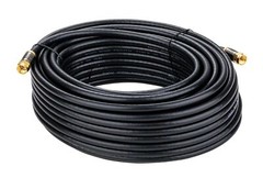 RG6 Quad Shield Coaxial Cable Extension TV Antenna Satellite Cord 3ft-100ft Lot