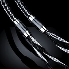 8N OCC HiFi Audio Speaker Wire Silver Plated Speaker Cable Cord & Banana Spade
