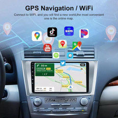 64GB Apple CarPlay For Toyota Camry 2007-2011 Car Stereo Radio Android15 GPS CAM