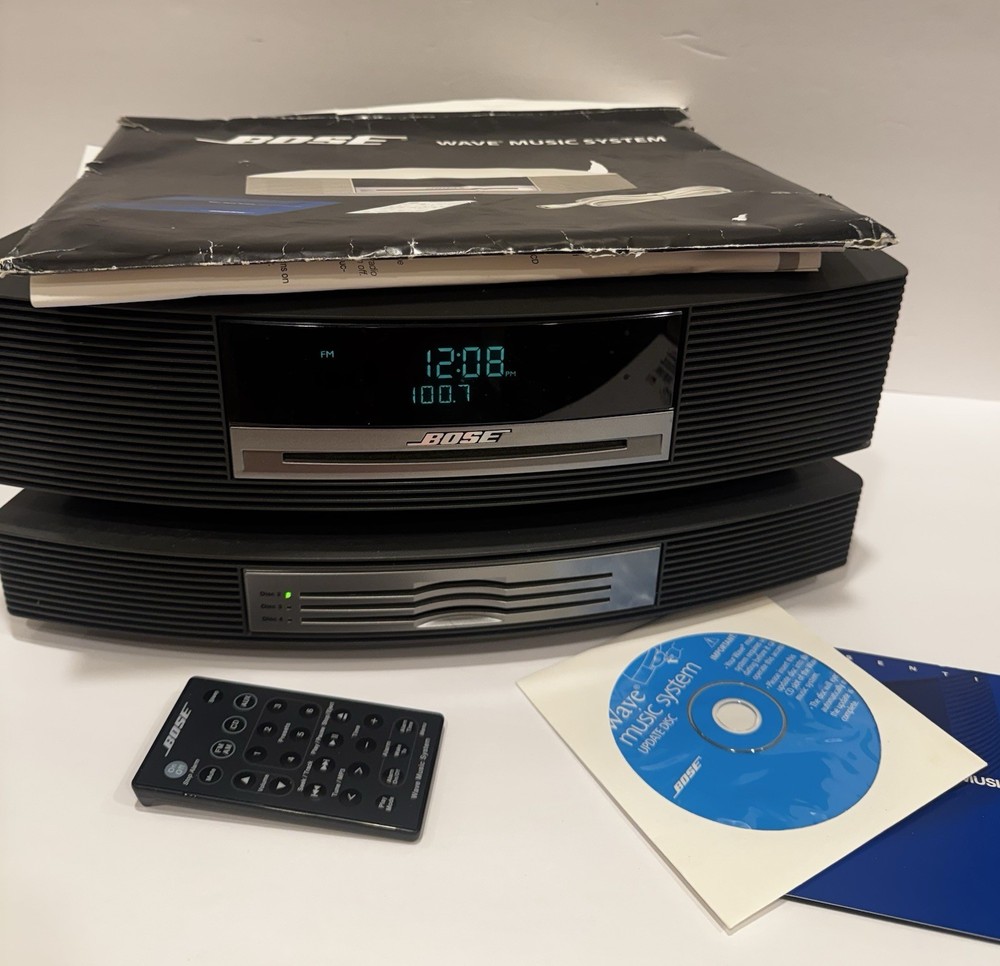 Bose Wave Music System AWRCC1 CD Radio CD Changer Manual & Remote See Note