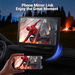 9” Portable Apple CarPlay IPS Touch Screen Car Tablet Android Auto Radio