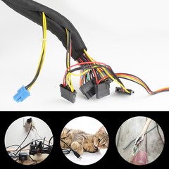 Split Loom Tube Self Wrap Sheathing Wire/Cord/Tube Reorganizer & Protective Lot