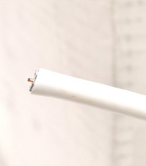 ARROW WIRE RG6 Coaxial 18AWG 1000f Quad Shielded 18AWG White