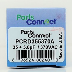 USA Run Capacitor 35 + 5 mfd (uf) 370 Volt Dual Round American Made