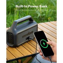 Soundcore Boom 2 Outdoor Speaker LED Portable Subwoofer BassUp 2.0 IPX7|Refurb