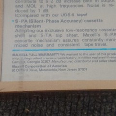 Maxell XLII 90 Minute Blank Tape High Bias Japan