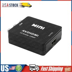 RCA to HDMI Converter Adapter AV 1080P For TV Audio Video Composite CVBS AV2HDMI