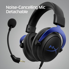HyperX Cloud Wired Gaming Headset Black-Blue A3RL9AA 3.5mm PC/PlayStation/Xbox