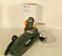 AT&T Trimline Telephone Black In Original Box