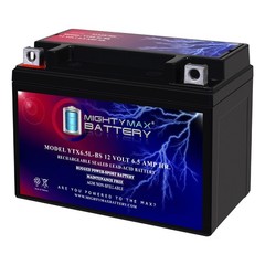 Mighty Max YTX6.5L-BS 12V 6.5AH Battery Compatible with Electric motorcycle