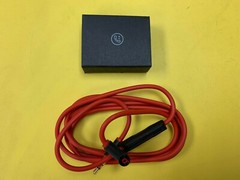 Genuine Audio Cable 3.5mm/ L Cord/ for Beats by Dr Dre Headphones Aux & Mic Red