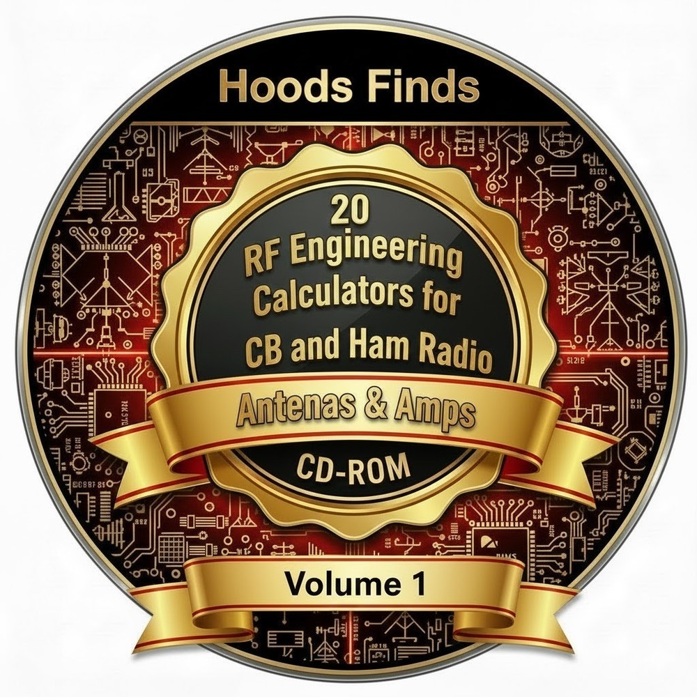 20 RF Engineering Calcs for CB and Ham Radio Antennas & Amps | CD-ROM