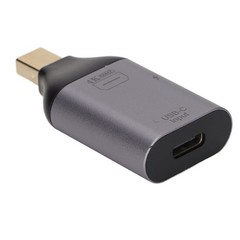 4K 60Hz USB C Female to Mini Displayport Male Adapter Converter and PD Power