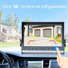 Wireless Magnetic Solar Backup Camera 1080P 10.1″ DVR for Monitor RV Truck Ship