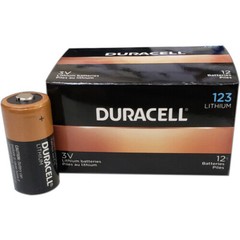 Duracell 3V CR123A Lithium Batteries, 24-Pack, Expire MAR 2034