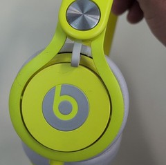 Beats Mixr Wired On Ear Headphones Neon Yellow OEM Authentic Tested Working