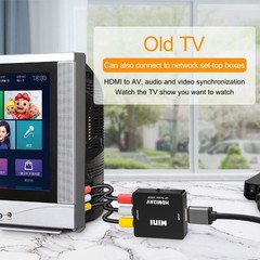 1080P HDMI to RCA AV Converter Mini Adapter for TV Video Audio Xbox PS5 PS4 USA