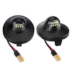 2PCS LED License Plate Light Car Modification Parts Tag Light for F150 F250 F350