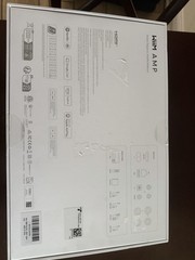 WiiM Amp 2-Channel Class D 60W Desktop Amplifier HDMI, Gray Speaker Jacks