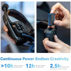 Hollyland Solidcom SE Global 5S 5-Person Single-Ear Noise-Canceling Headset