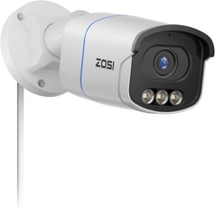 ZOSI 4K 8MP PoE Add-on Camera Person Vehicle Detect 2 Way Talk For ZOSI PoE NVR