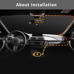 GPS 4K Dash Cam Wireless WiFi Front Car DVR Camera Video Recorder G- Sensor