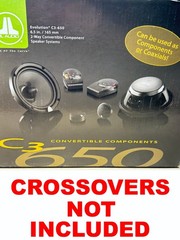 JL AUDIO EVOLUTION C3-650 6.5 MID-RANGE WOOFERS + TWEETERS …. NICE SEE INFO!