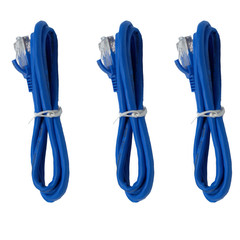 3 x 3Feet RJ45 Cat5e Ethernet Straight-Through Patch Network Cable 3 Pack