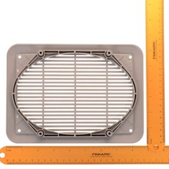 Ford OEM Factory Speaker Cover Trim Grille 6″ x 8″ Gray (2 Pack) E5EF-18985-AWA