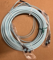 MTP 100Gb 50/125 OM3 Multimode Fiber Cable Plenum OFNP 24 Fiber 40FT F/F Type B
