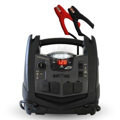 6 In 1 Portable Power Station 1500A Jump Starter 150PSI Compressor Outdoor Usage