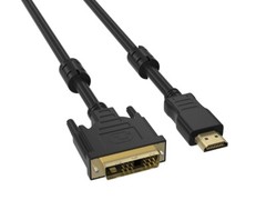 HDMI to DVI-D Male to Male Single Link Cable – 3ft / 6ft / 10ft / 15ft / 25ft