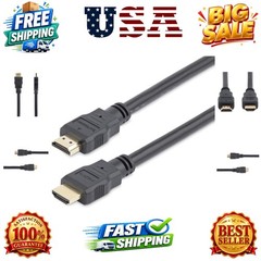 4K HDMI Monitor Cable, 3ft 1m, 4K30Hz, High speed 10.2 Gbps UHD 1.4 HDMI Cord…