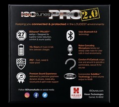 ISOtunes PRO 2.0 – Noise Isolating Bluetooth Earbuds, 27 dB NRR, Orange