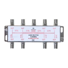 TV Coaxial Cable Splitter 2 3 4 6 8-Way for RG6 RG59 5-2300 MHz Multi-Pack LOT