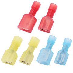 500PCS Nylon Spade Insulated Crimp Connectors Quick Disconnect Wire Terminals
