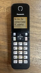 Panasonic KX-TGC352B Black 2-Handset Expandable Cordless Phone System (No Box)