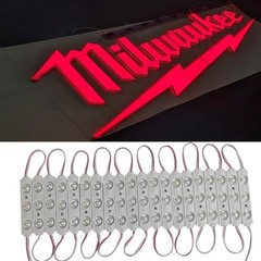 LED Module, LED Storefront Light Window Light Box Advertising 5730-100pcs White