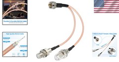 F-Type RG6 Splitter Coax Cable, 75Ohm 3 Way Splitter Combiner for TV Antenna,…