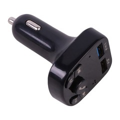 Bluetooth 5.0 Car Wireless FM Transmitter Adapter 2USB PD Charger AUX Hands-Free