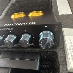 MICNAUX DJ_88 Hi-Fi Tube Amplifier Class A 2Ch Black/Gold RCA In/Out