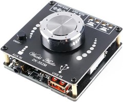 Compact Dual Channel 50W Bluetooth 5.0 Amplifier – Mini AMP for Versatile Audio