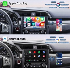 Android 13 Car Stereo Radio GPS WiFi Apple CarPlay For Honda Civic 2016-2021 64G